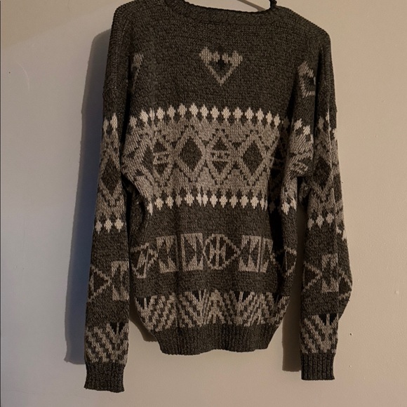 Charcoal Patterned Crewneck - Picture 2 of 2